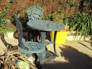 cast aluminum outdoor furniture