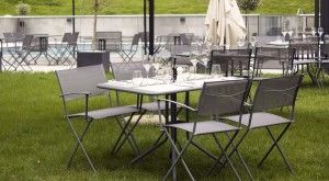 Sling patio furniture should be cleaned before storage to ensure it lasts for years.