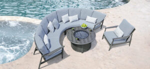 RATANA - Bolano Sectional With Fire Pit
